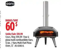 Canadian Tire Karu Multi-Fuel Pizza Oven, 12˝ offer
