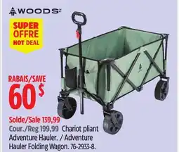 Canadian Tire Adventure Hauler Folding Wagon offer