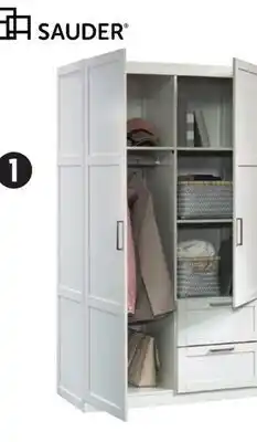 Canadian Tire 2-Door, 2-Drawer Wardrobe offer