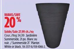 Canadian Tire Summerside 21˝ Planter offer