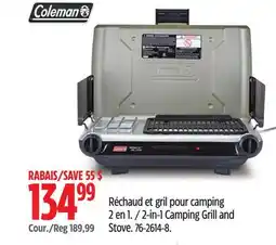 Canadian Tire 2-in-1 Camping Grill and Stove offer