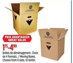 Canadian Tire Moving Boxes offer