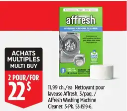 Canadian Tire Affresh Washing Machine Cleaner offer