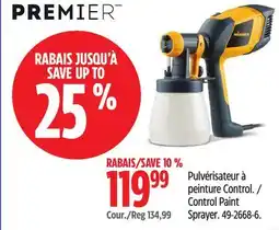 Canadian Tire Control Paint Sprayer offer
