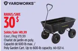 Canadian Tire Poly Garden Cart offer