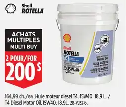 Canadian Tire T4 Diesel Motor Oil offer