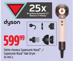 Canadian Tire Supersonic Nural Hair Dryer offer