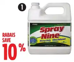 Canadian Tire Spray Nine Heavy-Duty Cleaner Disinfectant, 2L offer