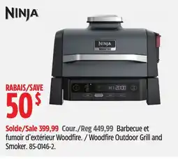 Canadian Tire NINJA Woodfire Outdoor Grill and Smoker offer