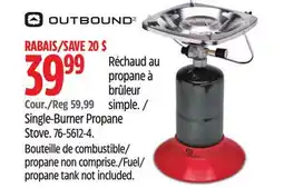 Canadian Tire OUTBOUND Single-Burner Propane Stove offer