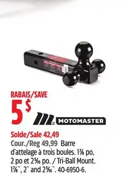 Canadian Tire Tri-Ball Mount offer