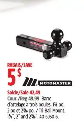Canadian Tire Tri-Ball Mount offer