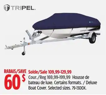 Canadian Tire Deluxe Boat Cover offer