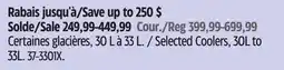 Canadian Tire Igloo Selected Coolers, 30L to 33L offer