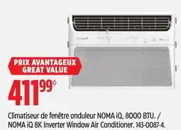 Canadian Tire NOMA iQ 8K Inverter Window Air Conditioner offer