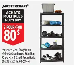 Canadian Tire 5-Shelf Resin Rack offer