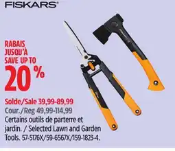 Canadian Tire Selected Lawn and Garden Tools offer