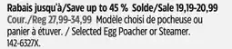 Canadian Tire Selected Egg Poacher or Steamer offer