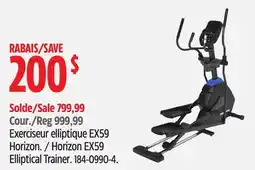 Canadian Tire Horizon EX59 Elliptical Trainer offer