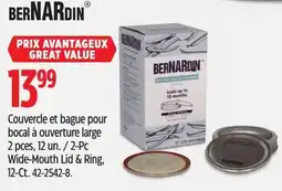 Canadian Tire Wide Mouth Lid & Ring offer