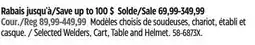 Canadian Tire Selected Welders, Cart, Table and Helmet offer