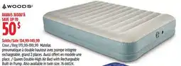 Canadian Tire WOODS Queen Double-High Air Bed with Rechargeable Built-In Pump offer
