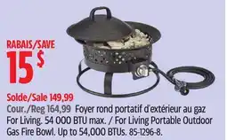 Canadian Tire For Living Portable Outdoor Gas Fire Bowl offer