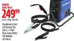 Canadian Tire Mastercraft 125A Flux Core/Stick/ TIG Welder offer