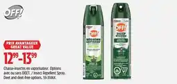 Canadian Tire Insect Repellent Spray. Deet and deet-free options offer