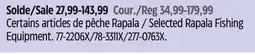 Canadian Tire Selected Rapala Fishing Equipment offer