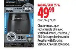 Canadian Tire Thermacell E65 Rechargeable Mosquito Repeller with Docking Station, Charcoal offer