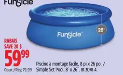 Canadian Tire Simple Set Pool, 8´ x 26˝ offer