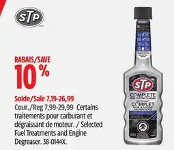 Canadian Tire Selected Fuel Treatments and Engine Degreaser offer