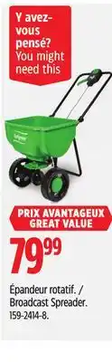 Canadian Tire Broadcast Spreader offer