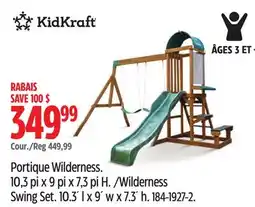 Canadian Tire Wilderness Swing Set offer