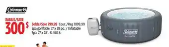 Canadian Tire Coleman Inflatable Spa offer