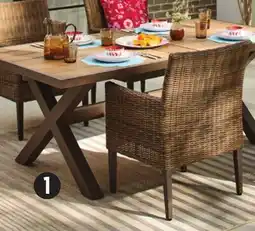 Canadian Tire Okanagan Aluminum Dining Table with ToughTop Wood-Look Tabletop offer