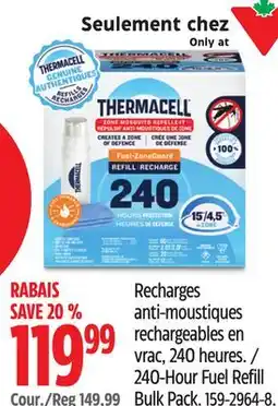 Canadian Tire THERMACELL 240-Hour Fuel Refill Bulk Pack offer