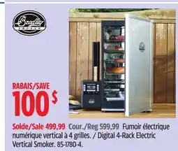 Canadian Tire Bradley Digital 4-Rack Electric Vertical Smoker offer