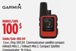 Canadian Tire GARMIN inReach Mini 2, Compact Satellite Communicator offer