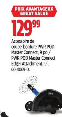 Canadian Tire PWR POD Master Connect Edger Attachment, 9˝ offer