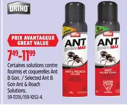 Canadian Tire Selected Ant B Gon Ant & Roach Solutions offer