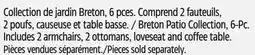Canadian Tire Collection de jardin Breton, 6 pces offer