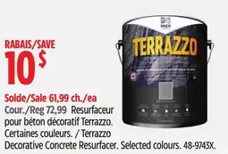 Canadian Tire Resurfaceur pour béton décoratif Terrazzo offer