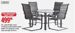 Canadian Tire Minden 5-Pc Dining Set offer