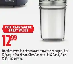 Canadian Tire Pur Mason Glass Jar with Lid & Band offer