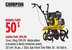 Canadian Tire 212cc Gas Front Tine Tiller, 16˝ offer