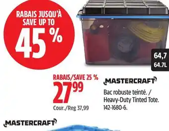 Canadian Tire Heavy-Duty Tinted Tote offer