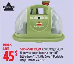Canadian Tire Bissell Little Green Portable Deep Cleaner offer
