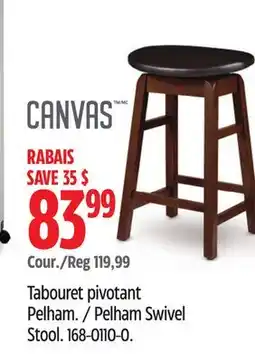 Canadian Tire Tabouret pivotant Pelham offer